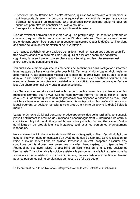 2026 - 7 - 20 - Communiqué Fin de Vie UNIRS_00002
